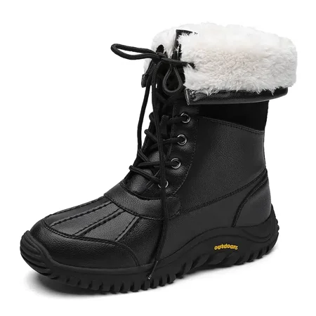 Women‘s Snow Boots Fleece Warm Lace Up Round Toe Faux Leather Solid Platform Shoes Women‘s Footwear
Women‘s Snow Boots Fleece Warm Lace Up Round Toe Faux Leather Solid Platform Shoes Women‘s Footwear