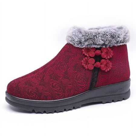 Snow Boots for Women Waterproof Insulated Non Slip Women s Fur Lined Warm Ankle Boots Slip On Shoes Winter Round Toe Outdoor Warm Comfortable Plus Velvet Thick Cotton Boots Snow Boots Booties
Snow Boots for Women Waterproof Insulated Non Slip Women s Fur Lined Warm Ankle Boots Slip On Shoes Winter Round Toe Outdoor Warm Comfortable Plus Velvet Thick Cotton Boots Snow Boots Booties
