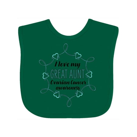 Inktastic I Love My Great Aunt Ovarian Cancer Awareness Gift Baby Boy or Baby Girl Bib
Inktastic I Love My Great Aunt Ovarian Cancer Awareness Gift Baby Boy or Baby Girl Bib