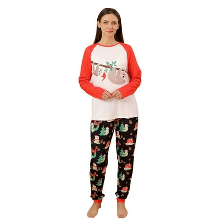 Monfince Matching Family Pajamas Sets Christmas PJ s Cute Sloth Print Top and Plaid Pants Jammies Sleepwear Mom S
Monfince Matching Family Pajamas Sets Christmas PJ s Cute Sloth Print Top and Plaid Pants Jammies Sleepwear Mom S