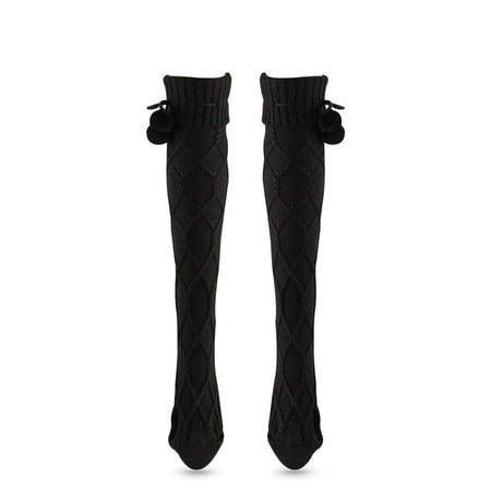 LEAQU Women 1 Pair Slouch Socks Breathable High Elasticity Anti-shedding Knit Knee-High Winter Boot Socks for Girl
LEAQU Women 1 Pair Slouch Socks Breathable High Elasticity Anti-shedding Knit Knee-High Winter Boot Socks for Girl