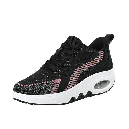 Sentuca Women s Height Increasing Shoes Wedge Heel Thick-soled Rocking Platform Sneakers Fashion Casual Single Shoes
Sentuca Women s Height Increasing Shoes Wedge Heel Thick-soled Rocking Platform Sneakers Fashion Casual Single Shoes