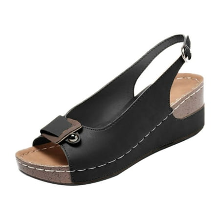 KI-8jcuD House Slippers For Women Memory Foam Fashion Women Fish Heel Slope Shoe Open Summer Wear Breathable Mouth Single Toe Women S Sandals Womens Arch Support Sandals Size 10W Womens Sandals Wome
KI-8jcuD House Slippers For Women Memory Foam Fashion Women Fish Heel Slope Shoe Open Summer Wear Breathable Mouth Single Toe Women S Sandals Womens Arch Support Sandals Size 10W Womens Sandals Wome