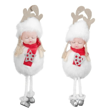 NUOLUX 2Pcs Christmas Hanging Adornments Decorative Angel Dolls Festival Pendants White
NUOLUX 2Pcs Christmas Hanging Adornments Decorative Angel Dolls Festival Pendants White