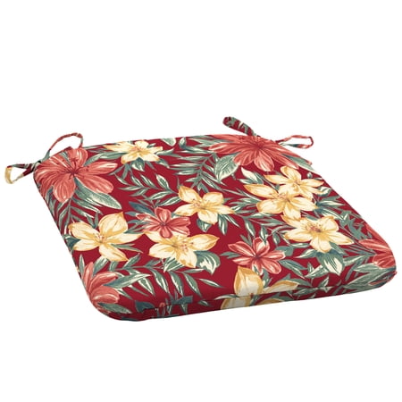 Arden Selections Ruby Clarissa Tropical 18 x 19 in. Outdoor Seat Pad, Set of 2