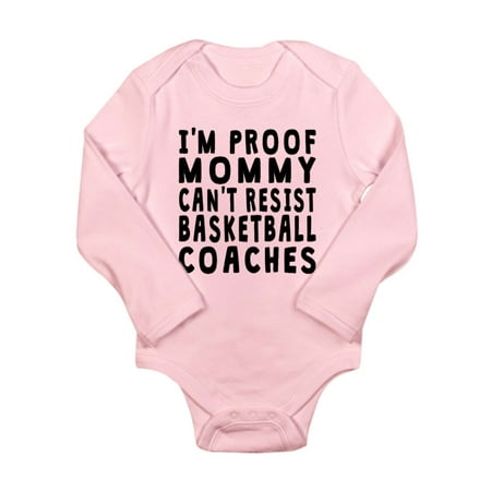 CafePress - Proof Mommy Cant Resist Basketball Coaches Body Su - Long Sleeve Infant Bodysuit
CafePress - Proof Mommy Cant Resist Basketball Coaches Body Su - Long Sleeve Infant Bodysuit