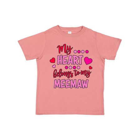 Inktastic My Heart Belongs to My Meemaw Gift Toddler Boy or Toddler Girl T-Shirt
Inktastic My Heart Belongs to My Meemaw Gift Toddler Boy or Toddler Girl T-Shirt