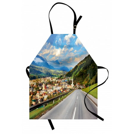 Landscape Apron Road in the Alps Small Town with Colorful Houses Clouds Clear Sky Rural Scenery Unisex Kitchen Bib Apron with Adjustable Neck for Cooking Baking Gardening Multicolor by Ambesonne
Landscape Apron Road in the Alps Small Town with Colorful Houses Clouds Clear Sky Rural Scenery Unisex Kitchen Bib Apron with Adjustable Neck for Cooking Baking Gardening Multicolor by Ambesonne