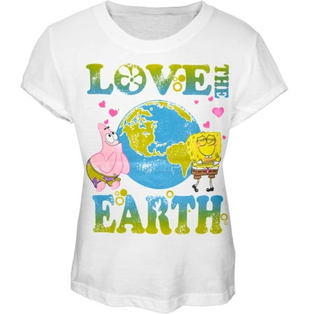 Spongebob Squarepants - Love The Earth Girls Youth T-Shirt