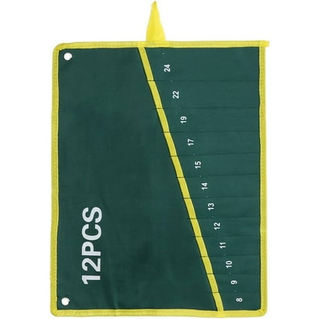 Fdit Roll Up Tools Storage Bag Spanner Wrench Pliers Organizer Pouch Durable Canvas 6/8/10/12/14/25 Pockets(12 Pockets)
Fdit Roll Up Tools Storage Bag Spanner Wrench Pliers Organizer Pouch Durable Canvas 6/8/10/12/14/25 Pockets(12 Pockets)