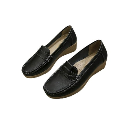 Woobling Womens Loafers Round Toe Flats Slip On Casual Shoe Ladies Moccasins Non-slip Walking Shoes Low Top Lightweight Black 5
Woobling Womens Loafers Round Toe Flats Slip On Casual Shoe Ladies Moccasins Non-slip Walking Shoes Low Top Lightweight Black 5