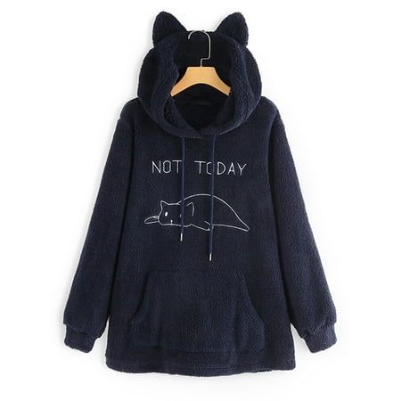 Sexy Dance Womens Fuzzy Sleepwear Nightgown Hoodie Pullover Tops Long Sleeve Loose Casual Shirt Homewear Baggy Cute Fleece Sweatshirt Blouse
Sexy Dance Womens Fuzzy Sleepwear Nightgown Hoodie Pullover Tops Long Sleeve Loose Casual Shirt Homewear Baggy Cute Fleece Sweatshirt Blouse