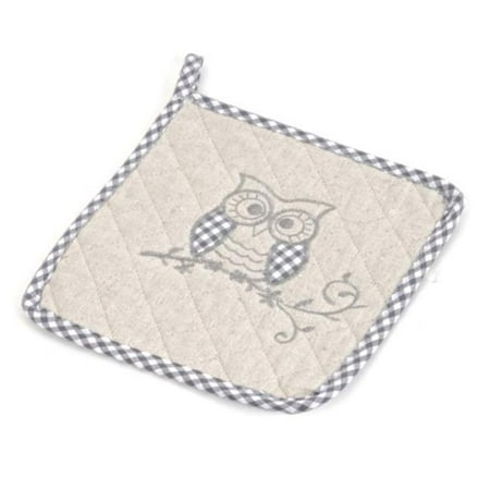 Hi-Line Gift FBHD-002-OW Kitchen Linen Pot Holder - Owl
