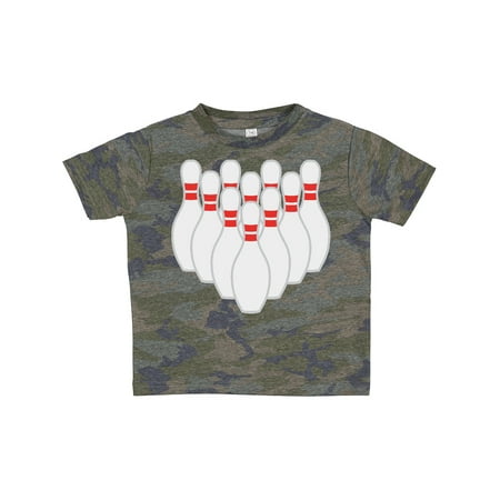 Inktastic Ten Pins for Bowling Gift Toddler Boy or Toddler Girl T-Shirt