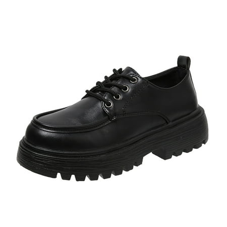Black Boots for Women Fashion Women Solid Color Artificial Leather Autumn Square Heels Lace Up Short Booties Round Toe Shoes Ankle Boots for Women PU Black
Black Boots for Women Fashion Women Solid Color Artificial Leather Autumn Square Heels Lace Up Short Booties Round Toe Shoes Ankle Boots for Women PU Black