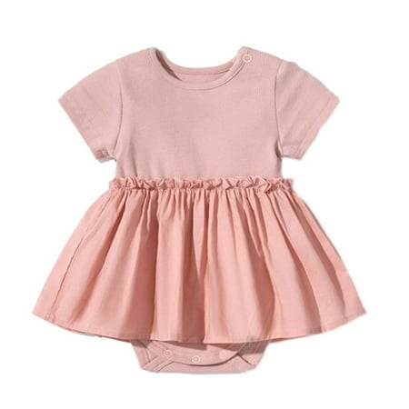 niuredltd baby girls solid spring summer short sleeve ruffle romper bodysuit clothes size 73
niuredltd baby girls solid spring summer short sleeve ruffle romper bodysuit clothes size 73
