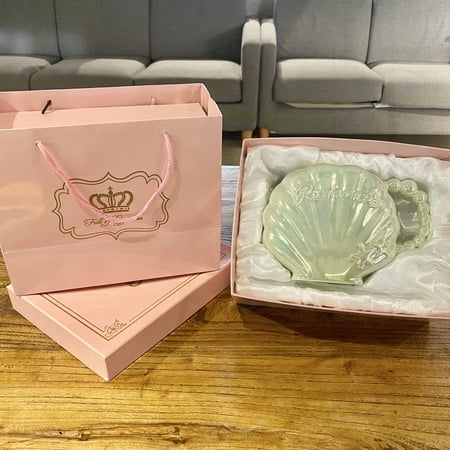 Good-Looking Pearl Shell Water Cup Cute Student Gift Ceramic Cup With Lid Spoon Office Mug
Good-Looking Pearl Shell Water Cup Cute Student Gift Ceramic Cup With Lid Spoon Office Mug