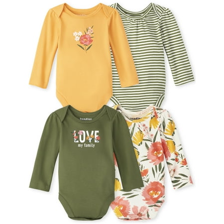 The Children s Place Baby Girl 4 Pk Long Sleeve Bodysuits Sizes Newborn-12 Months
The Children s Place Baby Girl 4 Pk Long Sleeve Bodysuits Sizes Newborn-12 Months