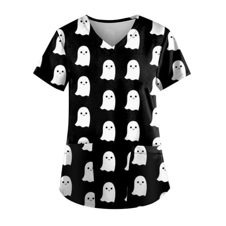 Sksloeg Sksloeg Women s Plus Size Scrub Tops Comfortable Pumpkin Cat Bat Print Top V-Neck Workwear Short Sleeve T-Shirts with Pockets Nursing Working Uniform Black XL
Sksloeg Sksloeg Women s Plus Size Scrub Tops Comfortable Pumpkin Cat Bat Print Top V-Neck Workwear Short Sleeve T-Shirts with Pockets Nursing Working Uniform Black XL