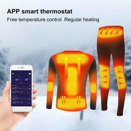 GXSR Heated Thermal Underwear for Men Heated Long Underwear Johns Base Layer Sets (Heated Shirt + Heated Pants)
GXSR Heated Thermal Underwear for Men Heated Long Underwear Johns Base Layer Sets (Heated Shirt + Heated Pants)