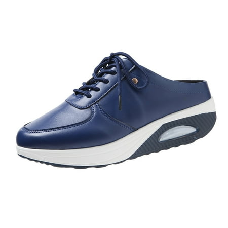 Alueeu ladies shoes casual Fashion Women s Casual Shoes Breathable Slip-on Flats Wedges Outdoor Leisure Sneakers Blue 38
Alueeu ladies shoes casual Fashion Women s Casual Shoes Breathable Slip-on Flats Wedges Outdoor Leisure Sneakers Blue 38