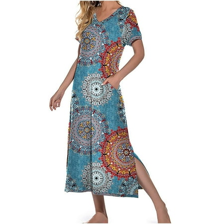 Long Sleeve Dress for Women Sexy Dresses for Women Women s Short Sleeve V-Neck Soft Loungewear Leisure Sleepwear with Pockets Sundresses for Women Valentines Day Dress Clearance 2023 Blue 2XL
Long Sleeve Dress for Women Sexy Dresses for Women Women s Short Sleeve V-Neck Soft Loungewear Leisure Sleepwear with Pockets Sundresses for Women Valentines Day Dress Clearance 2023 Blue 2XL