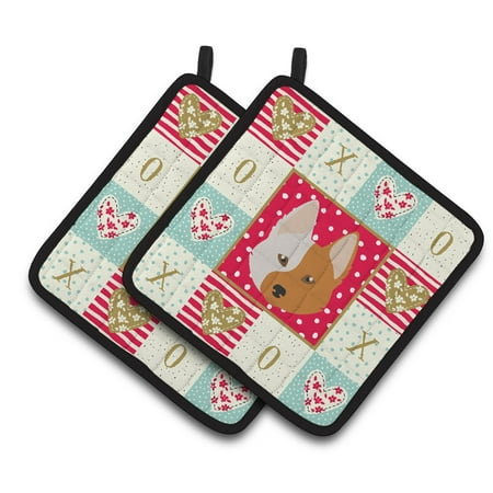 Carolines Treasures CK5222PTHD Nordic Spitz Love Pair of Pot Holders 7.5HX7.5W multicolor
Carolines Treasures CK5222PTHD Nordic Spitz Love Pair of Pot Holders 7.5HX7.5W multicolor