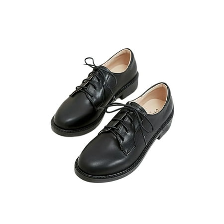 SIMANLAN Ladies Loafers Faux Leather Casual Shoes Lace Up Brogues Womens Classic Dress Shoe Women Comfort Black 7.5
SIMANLAN Ladies Loafers Faux Leather Casual Shoes Lace Up Brogues Womens Classic Dress Shoe Women Comfort Black 7.5