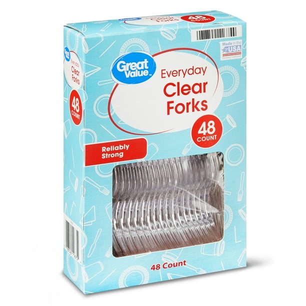 Great Value Premium Forks, 48 count