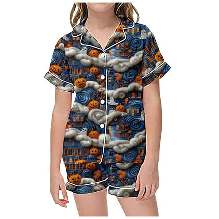 Pajamas Sets For Toddler Baby Boy Girl Snug-Fitting Kids Lounge Outfits 2 Piece For Children Graphic Print Short Sleeve Button Shirt Shorts Set Nightgowns Sleepwear Pj Sets White 10 Years-11 Years
Pajamas Sets For Toddler Baby Boy Girl Snug-Fitting Kids Lounge Outfits 2 Piece For Children Graphic Print Short Sleeve Button Shirt Shorts Set Nightgowns Sleepwear Pj Sets White 10 Years-11 Years