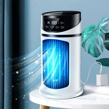 Portable Air Conditioner Home Mini Air Cooler Portable Air Conditioner for Office 6 Gears Wind Black White
Portable Air Conditioner Home Mini Air Cooler Portable Air Conditioner for Office 6 Gears Wind Black White