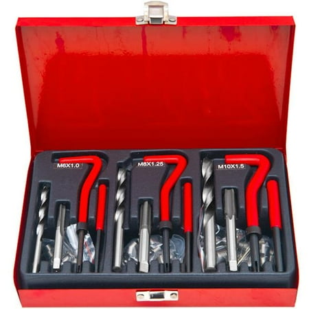 Professional Thread Repair Rethread Kit Restoring Damaged Threads M6 M8 M10 89 Piece
Professional Thread Repair Rethread Kit Restoring Damaged Threads M6 M8 M10 89 Piece