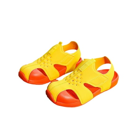 Fangasis Kids Beach Shoe Magic Tape Flat Sandals Comfort Sandal Child Flats School Cute Summer Casual Shoes Orange Yellow 10C
Fangasis Kids Beach Shoe Magic Tape Flat Sandals Comfort Sandal Child Flats School Cute Summer Casual Shoes Orange Yellow 10C
