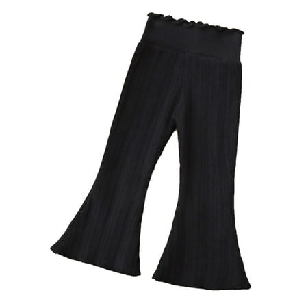 TIREOW Soft Kids Pants Noomelfish Girls Autumn Winter Ribbed Flared Pants Cotton Ruffle Leggings Bell Bottoms Daily Outdoor Trousers(5-6 Years Black)
TIREOW Soft Kids Pants Noomelfish Girls Autumn Winter Ribbed Flared Pants Cotton Ruffle Leggings Bell Bottoms Daily Outdoor Trousers(5-6 Years Black)