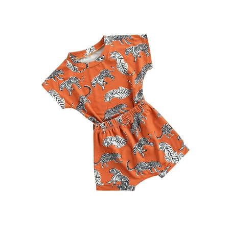 Gupgi Kids Baby Boys 2pcs Casual Outfits Set Short Sleeve Animal Print Romper Shorts Tracksuits Set
Gupgi Kids Baby Boys 2pcs Casual Outfits Set Short Sleeve Animal Print Romper Shorts Tracksuits Set
