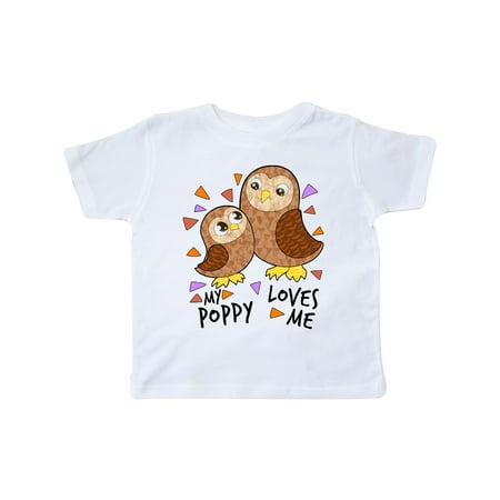 Inktastic My Poppy Loves Me- cute owl family Gift Toddler Boy or Toddler Girl T-Shirt
Inktastic My Poppy Loves Me- cute owl family Gift Toddler Boy or Toddler Girl T-Shirt