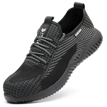 Furuian Steel Toe Shoes for Men Comfortable Safety Shoes Non Slip Steel Toe Sneakers Warehouse Industry Contstruction Mens Work Shoes
Furuian Steel Toe Shoes for Men Comfortable Safety Shoes Non Slip Steel Toe Sneakers Warehouse Industry Contstruction Mens Work Shoes