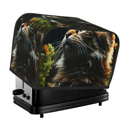 KLL Realistic Style Cute Cat Print 2 Slice Toaster Dust Covers Kitchen Small Appliance Cover with 2 Pockets Can hold Jam Spreader Knife & Toaster Tongs (11.4 x 7.9 x 7.5)
KLL Realistic Style Cute Cat Print 2 Slice Toaster Dust Covers Kitchen Small Appliance Cover with 2 Pockets Can hold Jam Spreader Knife & Toaster Tongs (11.4 x 7.9 x 7.5)