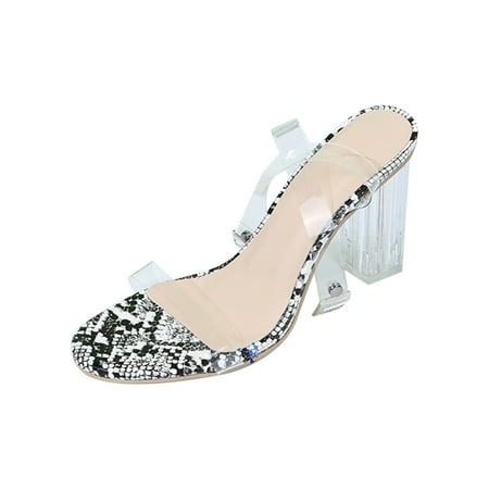 VKEKIEO Women s Shoes Fashion Minimalistic Leopard Snake Pattern Transparent Heel Sandals Slippers Flip Flop
VKEKIEO Women s Shoes Fashion Minimalistic Leopard Snake Pattern Transparent Heel Sandals Slippers Flip Flop