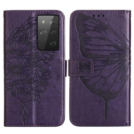 Case for Samsung Galaxy S21 Ultra 5G Premium Leather Flip Cover Magnetic Embossing Butterfly
Case for Samsung Galaxy S21 Ultra 5G Premium Leather Flip Cover Magnetic Embossing Butterfly
