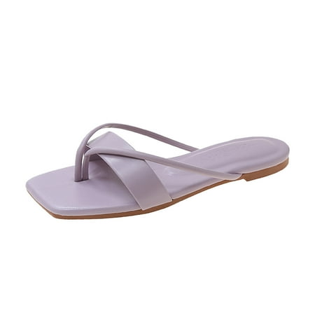 Summer Saving Clearance! Kukoosong Flat Sandals for Women New Summer Flat Shoes Casual Slip-Toe Womens Sandals Clip Toe Slippers Women s Sandals Purple 35
Summer Saving Clearance! Kukoosong Flat Sandals for Women New Summer Flat Shoes Casual Slip-Toe Womens Sandals Clip Toe Slippers Women s Sandals Purple 35