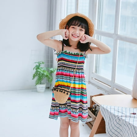 Tking Fashion Toddler Baby Girl Dresses Casual Sleeveless Straps Cute Floral Sundress Summer Multicolor 100
Tking Fashion Toddler Baby Girl Dresses Casual Sleeveless Straps Cute Floral Sundress Summer Multicolor 100