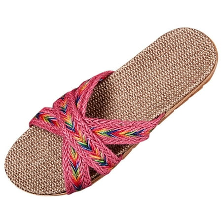 bvgfsahne Women s Slippers Men Home Summer Cross Strap Ladies Casual Shoes Linen Slippers
bvgfsahne Women s Slippers Men Home Summer Cross Strap Ladies Casual Shoes Linen Slippers