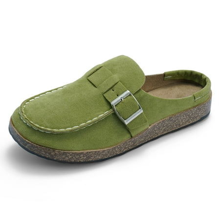 Zodanni Womens Slip On Mules Shoes Backless Loafers Flats Closed Toe Outdoor Indoor Slippers Green 6
Zodanni Womens Slip On Mules Shoes Backless Loafers Flats Closed Toe Outdoor Indoor Slippers Green 6