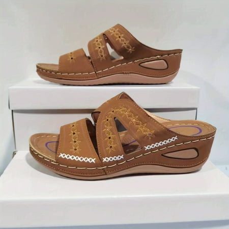 Women s Lightweight Non-slip Open Toe Cross Strap Flat Slippers - Beach Shoes
Women s Lightweight Non-slip Open Toe Cross Strap Flat Slippers - Beach Shoes