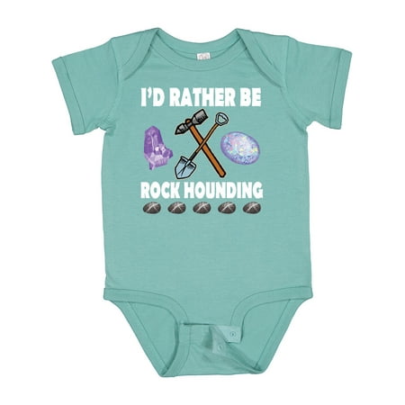Inktastic Rock Hounding Rock Collector Gift Baby Boy or Baby Girl Bodysuit