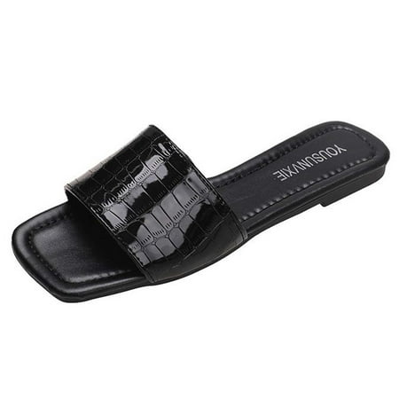 VerPetridure Women s Platform & Wedge Sandals Womens Summer Fashion Solid Color Slippers Square Head Flat Multicolour Casual Slippers
VerPetridure Women s Platform & Wedge Sandals Womens Summer Fashion Solid Color Slippers Square Head Flat Multicolour Casual Slippers