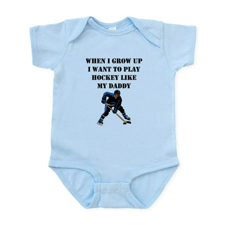 CafePress - Play Hockey Like My Daddy Body Suit - Baby Light Bodysuit Size Newborn - 24 Months
CafePress - Play Hockey Like My Daddy Body Suit - Baby Light Bodysuit Size Newborn - 24 Months