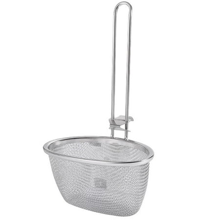 Fine Mesh Strainer | Oval Fine Mesh Strainer with Handle | Colanders and Sifters with Reinforced Frame and Sturdy Handle Great for Sift Strain Draining and Rinse Vegetables
Fine Mesh Strainer | Oval Fine Mesh Strainer with Handle | Colanders and Sifters with Reinforced Frame and Sturdy Handle Great for Sift Strain Draining and Rinse Vegetables