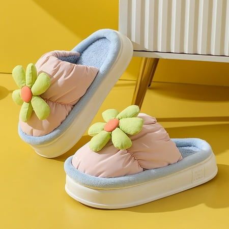 Couple Women s Winter Indoor Home Thick Bottom Waterproof And Warm Non Slip Cotton Slippers Pink 6.5
Couple Women s Winter Indoor Home Thick Bottom Waterproof And Warm Non Slip Cotton Slippers Pink 6.5